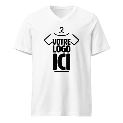 T-shirt Unisexe à Manches Courtes et Col V